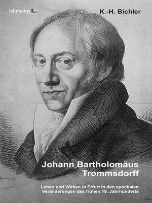 cover image of Johann Bartholomäus Trommsdorff